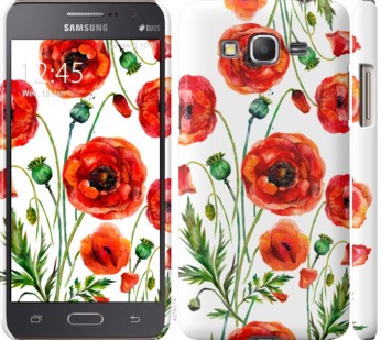 

Чехол Нарисованные маки для Samsung Galaxy Grand Prime G530H 743818