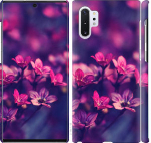 Чехол Пурпурные цветы для Samsung Galaxy Note 10 Plus