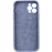 Чохол Silicone Case Full Camera Protective (AA) NO LOGO на Apple iPhone 12 Pro (6.1") (Сірий / Lavender Gray) в магазині vchehle.ua