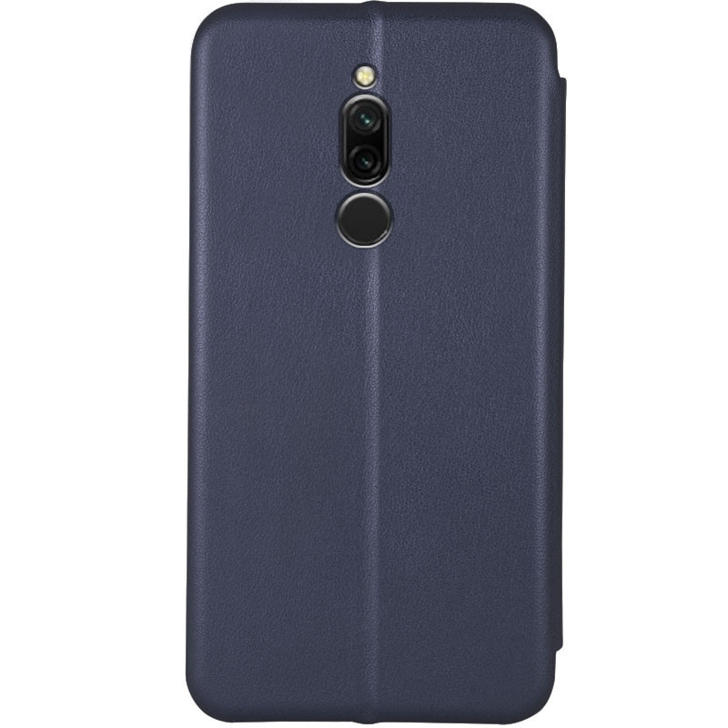 Фото Шкіряний чохол-книжка Classy на Xiaomi Redmi 8 (Темно-синій) на vchehle.ua