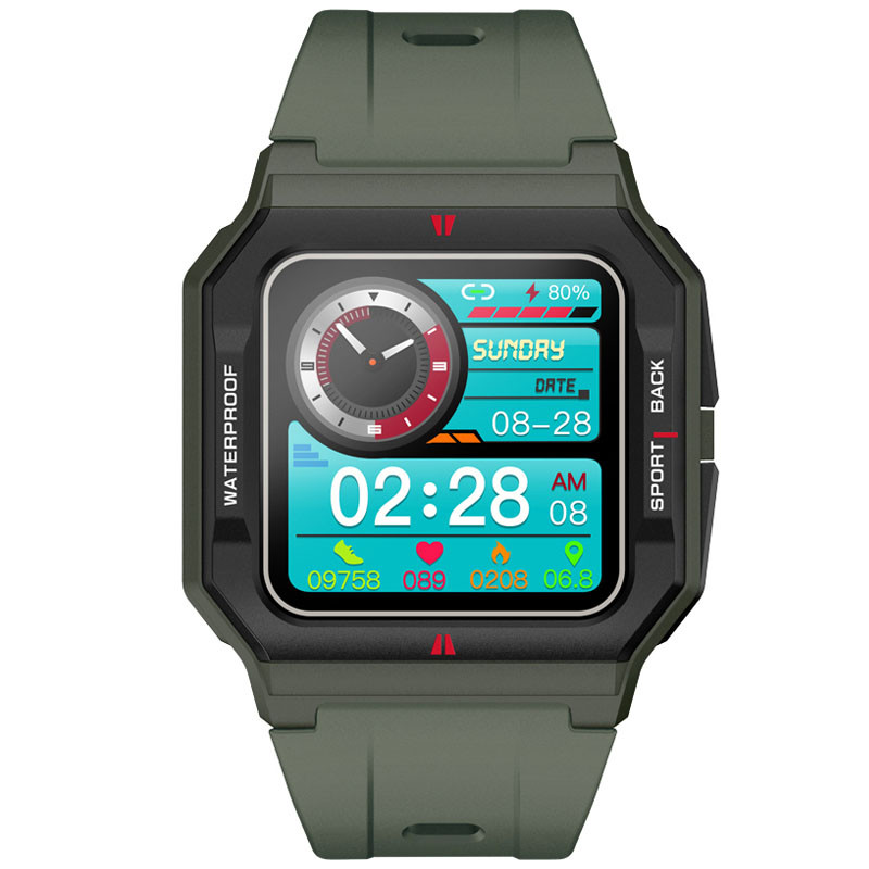 Фото Смарт-часы Gelius Pro GP-SW006 (Old School) (IPX7) (Green) на vchehle.ua