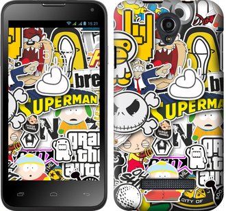 

Чохол Popular logos на Fly IQ4415 628223