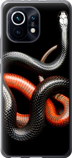 

Чехол Красно-черная змея на черном фоне для Xiaomi Mi 11 1685068