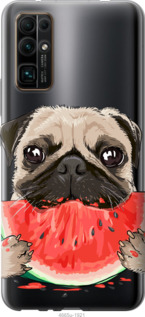 Чехол Мопс и арбуз для Huawei Honor 30