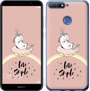 

Чехол Единорожка в пончике для Huawei Y6 Prime 2018 719577