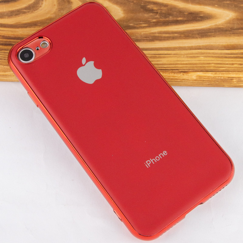 Фото TPU чохол Matte LOGO на Apple iPhone 7 / 8 (4.7") (Червоний / Red) на vchehle.ua