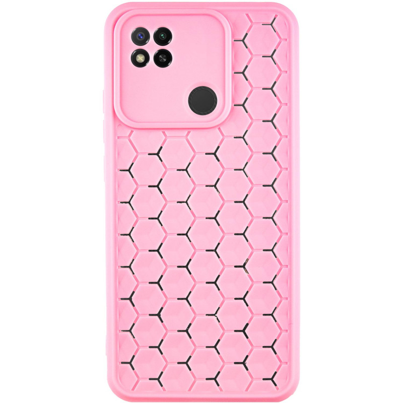 Чехол TPU Honeycomb для Xiaomi Redmi 9C (Розовый / Light pink)