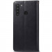 Шкіряний чохол книжка GETMAN Gallant (PU) на Samsung Galaxy A21 (Чорний) в магазині vchehle.ua