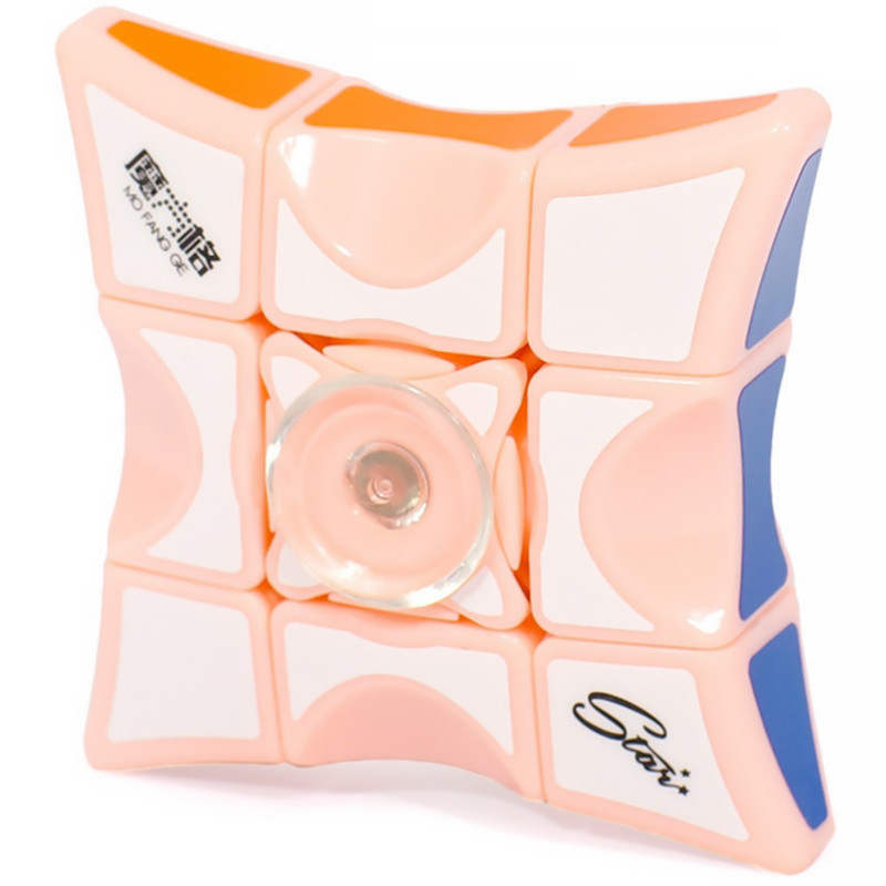 Фото Детская интерактивная головоломка Rubik's Cube Fingertips Spinner (Coral) на vchehle.ua