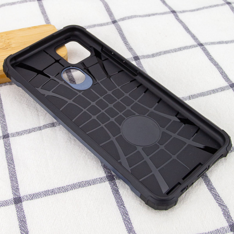 Фото Броньований протиударний TPU+PC чохол Immortal на Oppo A15s / A15 (Сірий / Metal slate) в маназині vchehle.ua