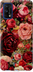 Чехол Цветущие розы для Realme 7 Pro