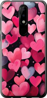 

Чохол Серця 4 на Nokia 5.1 Plus 1646439