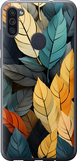 

Чохол Кольорове листя на Samsung Galaxy M11 M115F 1629552