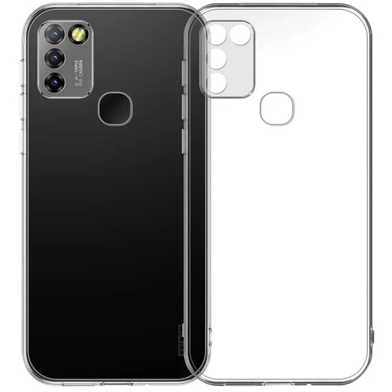 TPU чохол Epic Transparent 1,5mm Full Camera на Infinix Hot 10 Lite