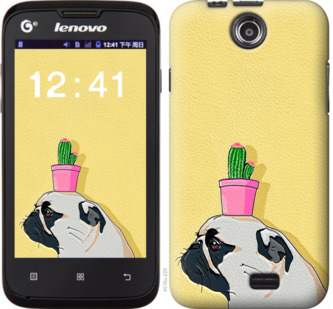 

Чохол Мопс з кактусом на Lenovo A300 795488
