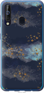 

Чохол Ночь золотые звезды для Samsung Galaxy A60 2019 A606F 1405913