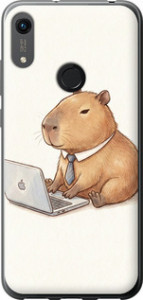 Чохол Funny Capybara CEO Working на Huawei Y6s
