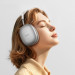 Накладні бездротові навушники Hoco W55 Plus Happiness ANC noise reduction (Silver) в магазині vchehle.ua