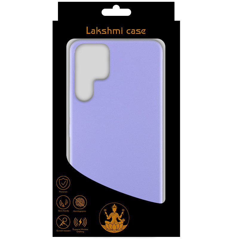 Чохол Silicone Cover Lakshmi (AAA) на Samsung Galaxy S22 Ultra (Бузковий / Dasheen) в магазині vchehle.ua