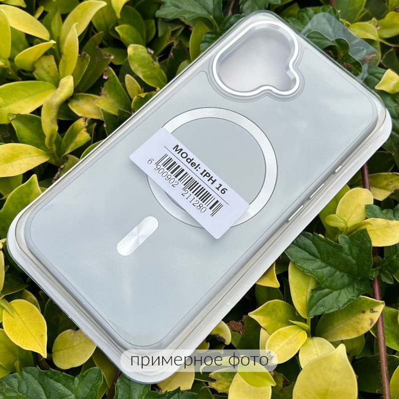 Фото Шкіряний чохол SnapCase with Magnetic Safe на Apple iPhone 14 Pro (6.1") (Grey) на vchehle.ua