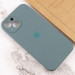 Чохол Silicone Case Full Camera Protective (AA) на Apple iPhone 15 (6.1") (Зелений / Pine green) в магазині vchehle.ua