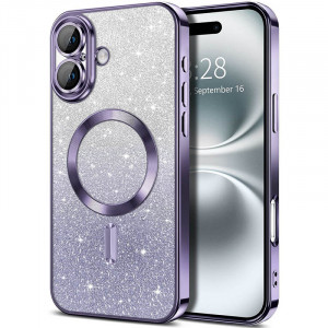 TPU чехол Delight case with Magnetic Safe с защитными линзами на камеру для Apple iPhone 16 (6.1")