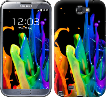 

Чохол бризки фарби на Samsung Galaxy Note 2 N7100 381209