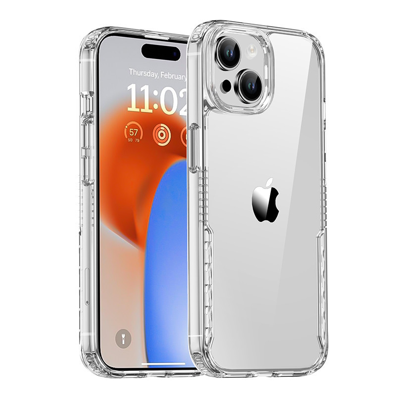 Чехол TPU+PC Multi-Color для Apple iPhone 14 (6.1") (Clear)