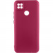 Чохол TPU GETMAN Liquid Silk Full Camera на Xiaomi Redmi 9C (Бордовий / Marsala)