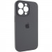 Фото Чехол Silicone Case Full Camera Protective (AA) для Apple iPhone 14 Pro (6.1") (Серый / Dark Gray) на vchehle.ua