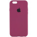 Чохол Silicone Case Full Protective (AA) на Apple iPhone 6/6s (4.7") (Червоний / Rose Red)