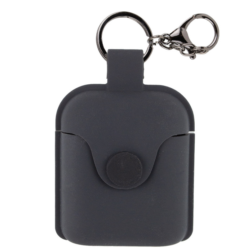 

Силіконовий футляр на магніті для навушників AirPods 1/2 (Чорний / Black) 1132205