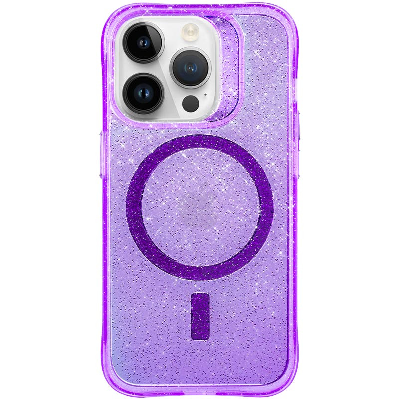 Чохол TPU Radiance with Magnetic safe для Apple iPhone 14 Pro Max (6.7") (Purple)