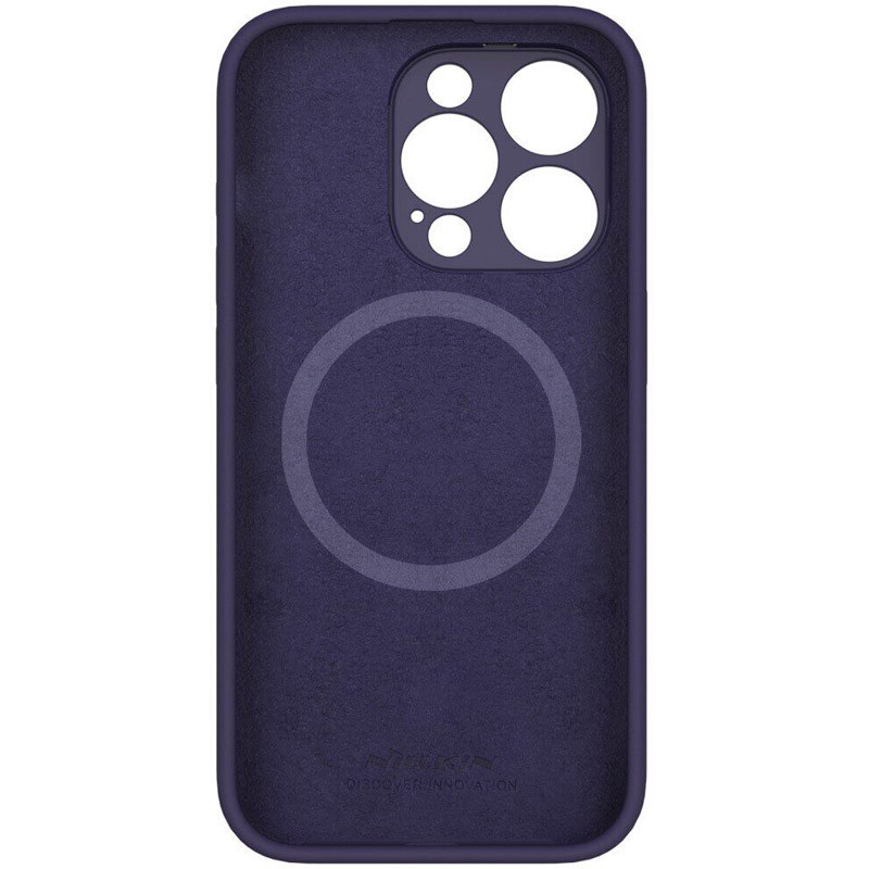 Купить Чехол Silicone Nillkin LensWing Magnetic для Apple iPhone 15 Pro (6.1") (Фиолетовый / Deep Purple) на vchehle.ua