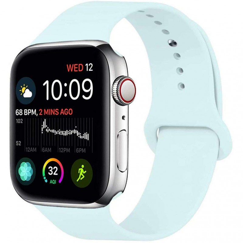 

Силиконовый ремешок для Apple watch 42mm / 44mm (Бирюзовый / Ice Blue) 785014