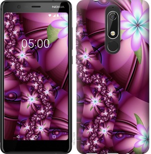 

Чехол Цветочная мозаика для Nokia 5.1 668758