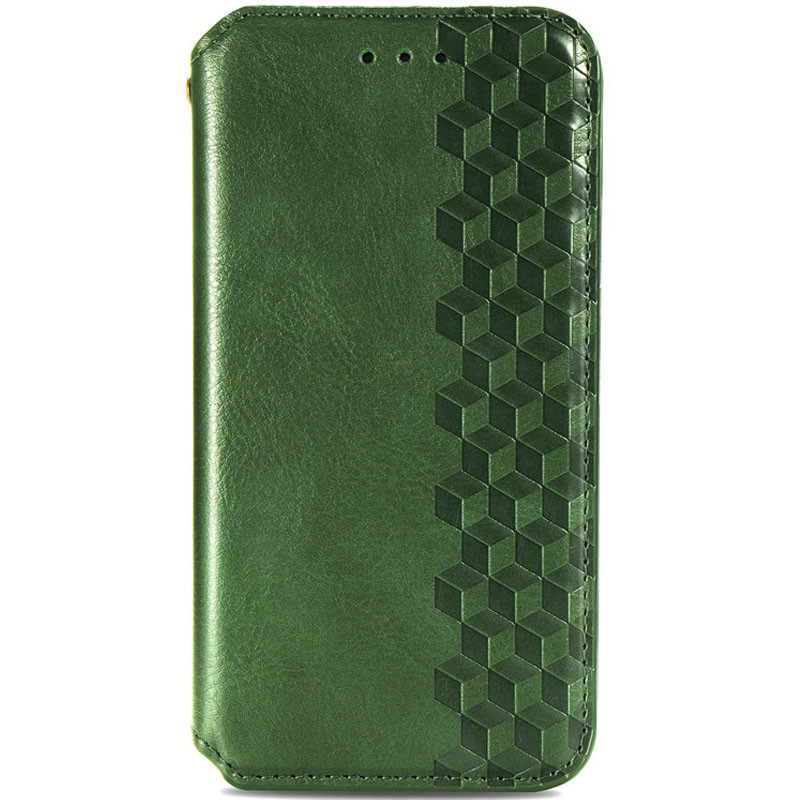 Шкіряний чохол книжка GETMAN Cubic (PU) на Samsung Galaxy S20 FE (Зелений)