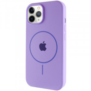 Чехол Silicone Case Full Protective (AA) with Magnetic Safe для Apple iPhone 12 Pro Max (6.7")