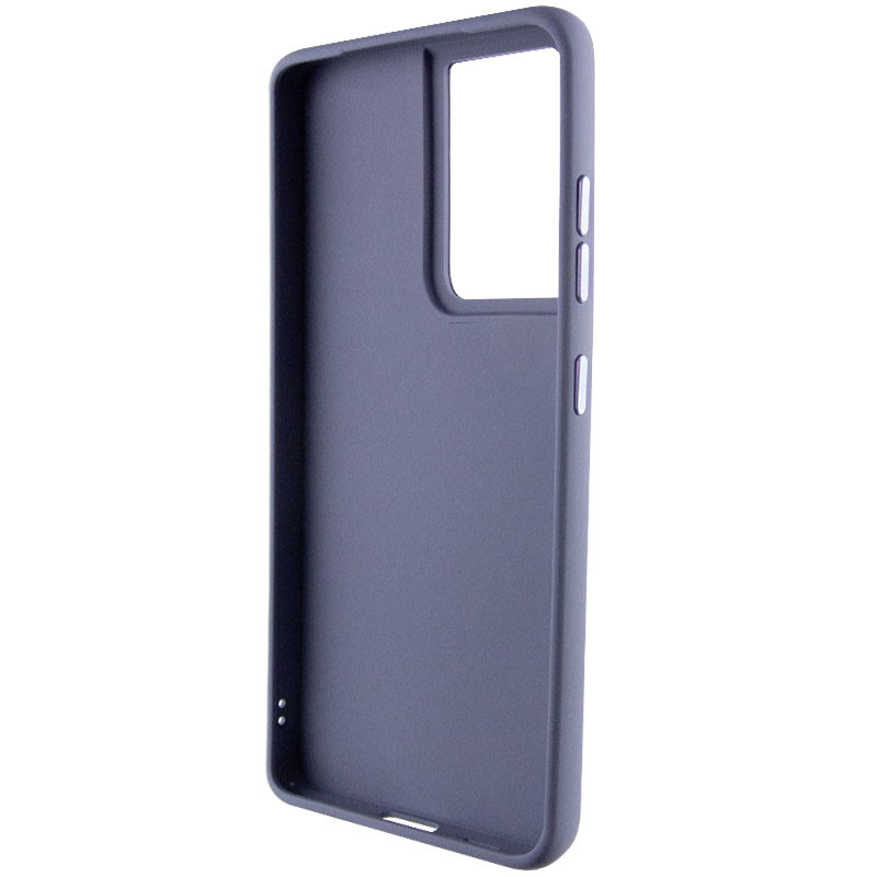 Фото TPU чохол Bonbon Metal Style with Magnetic safe на Samsung Galaxy S24 Ultra (Сірий / Lavender) в маназині vchehle.ua