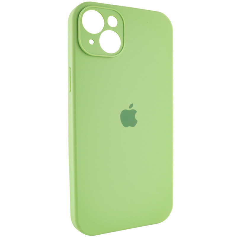 Фото Чохол Silicone Case Full Camera Protective (AA) на Apple iPhone 14 (6.1") (Зелений / Pistachio) на vchehle.ua