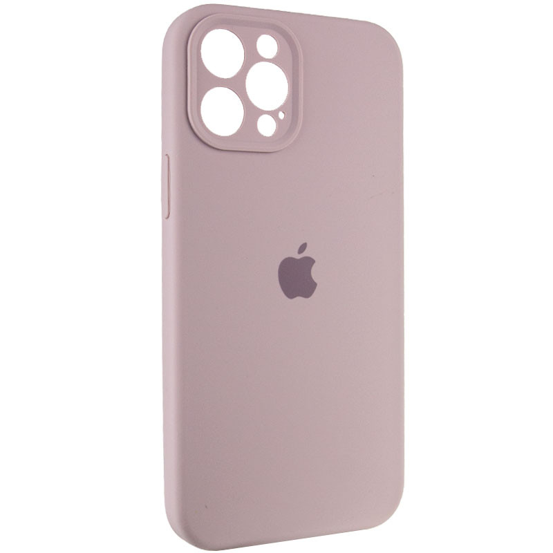 Фото Чехол Silicone Case Full Camera Protective (AA) для Apple iPhone 12 Pro Max (6.7") (Серый / Lavender) на vchehle.ua