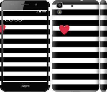 

Чохол Чорно-білі смуги на Huawei Y6 752110