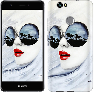

Чехол Девушка акварелью для Huawei Nova 2 383665