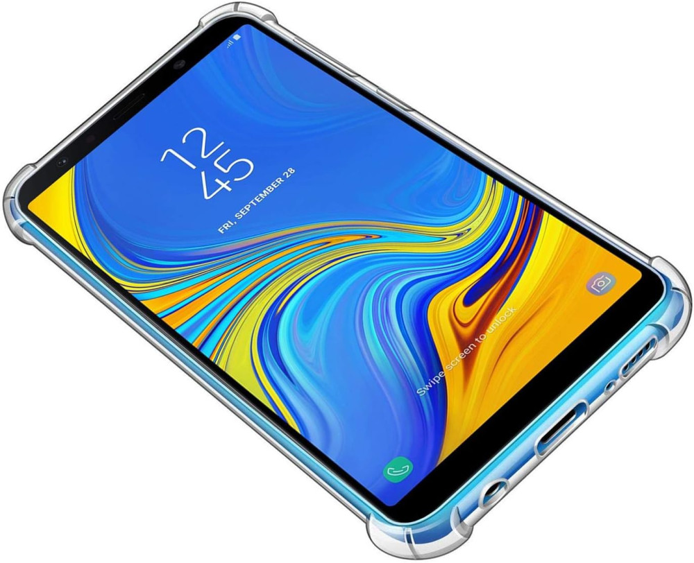 Купити TPU чохол GETMAN Ease logo посилені кути на Samsung A750 Galaxy A7 (2018) (Прозорий (прозорий)) на vchehle.ua