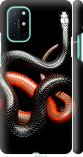 

Чохол Червоно-чорна змія на чорному тлі на OnePlus 8T 1685247