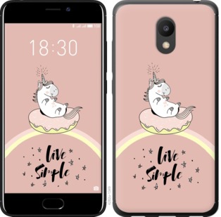 

Чехол Единорожка в пончике для Meizu M6 719423