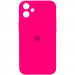 Чехол Silicone Case Square Full Camera Protective (AA) для Apple iPhone 11 (6.1") (Розовый / Barbie pink)