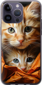 Чехол Котики 2 для iPhone 14 Pro Max
