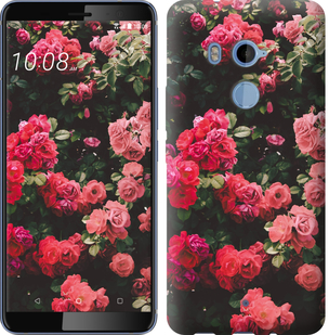 

Чохол Кущ з трояндами на HTC U11 Plus 639169