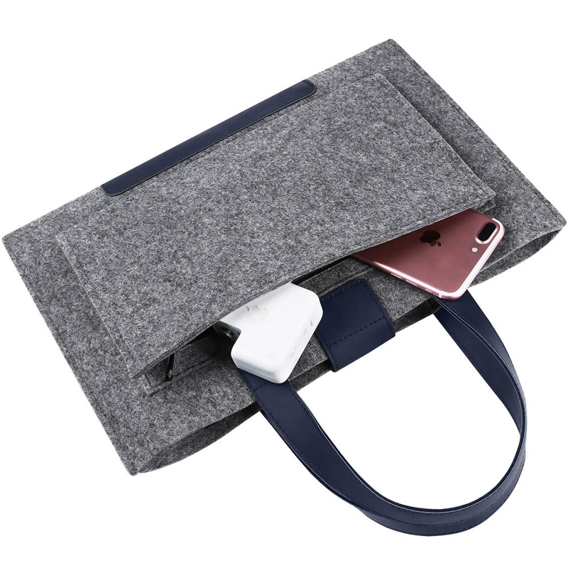 Купити Повстяна сумка Gmakin (GS03) для Macbook Air/Pro 13.3 (Сiра) на vchehle.ua